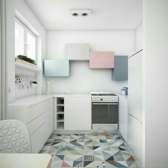 plafon sufitowy do kolorowej kuchni