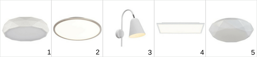 nowoczesne lampy z regulacją natężenia światła, ściemniacze 