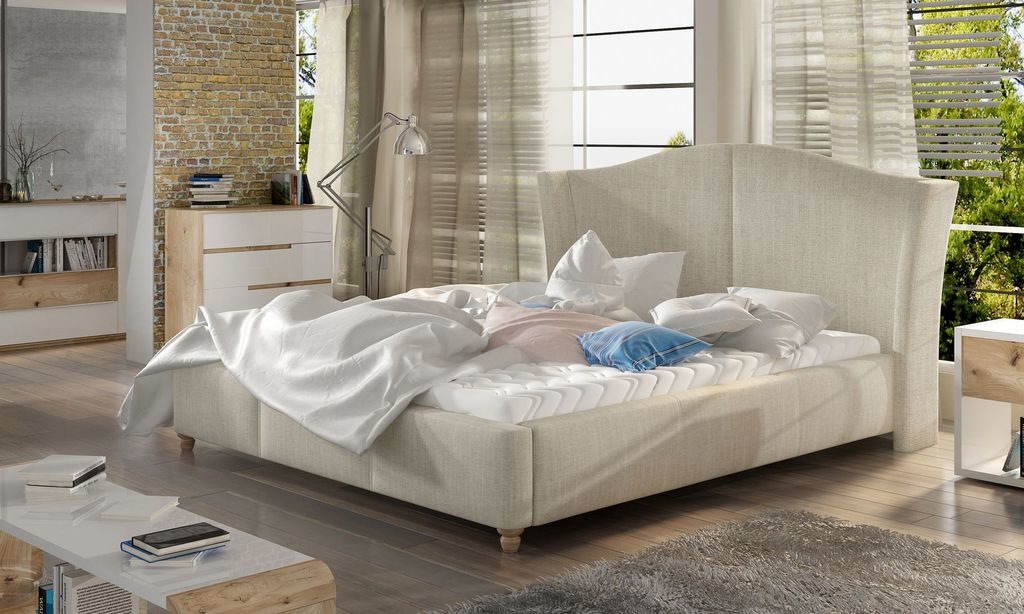 Stylowe tapicerowane łóżko Charlotte