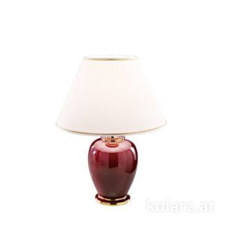 Lampa stołowa GIARDINO BORDEAUX XS - Kolarz - ceramika, tkanina