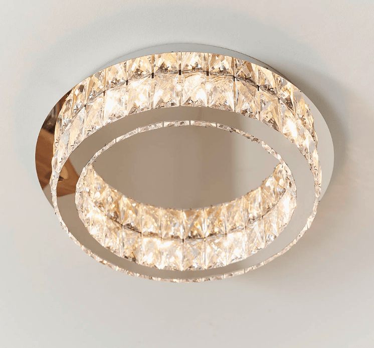 Elegancki plafon kryształowy Swayze - Endon Lighting - LED