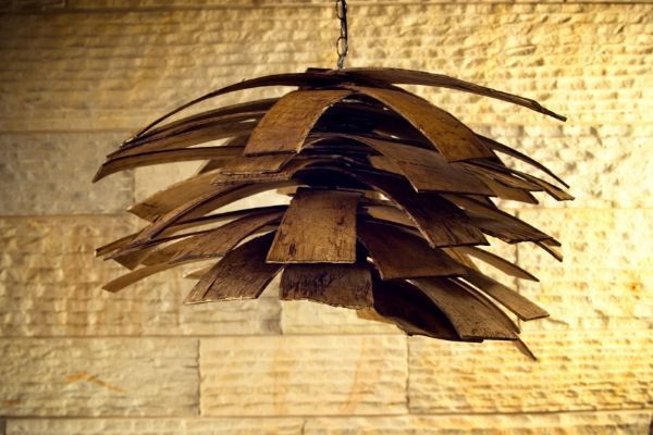Lampa wisząca drewniana Shingle - Gie El Home - 3