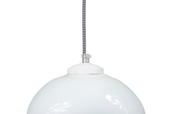 Lampa wisząca Meduse - szklana okrągła Gie El Home biała - 8