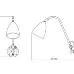 Kinkiet Joel Grande Astro Lighting czarny - 1