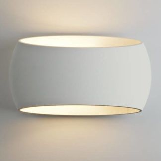 gipsowy kinkiet dekoracyjny, biały kinkiet do salonu, kinkiet do sypialni, możliwość pomalowania