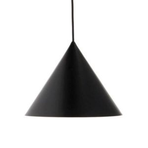 Nowoczesna lampa wisząca Benjamin XL - Frandsen Lighting - czarny klosz