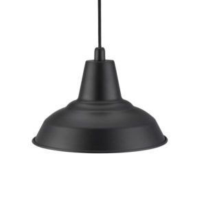 Metalowa lampa wisząca - Lyne - Nordlux - czarna