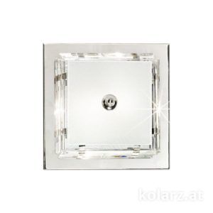 Luksusowy plafon Ontario - Kolarz - szkło kryształowe, srebrny