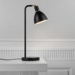 Metalowa lampa biurkowa Ray - Nordlux - czarna