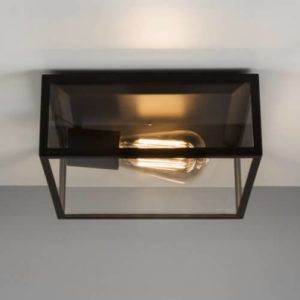 Lampa sufitowa Bronte - Astro Lighting - szklana, czarna
