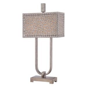 Lampa stołowa Confetti – Ardant Decor – srebrna mozaika