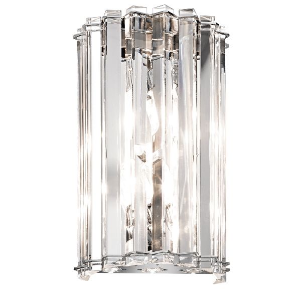 Lampa ścienna Crystal - Ardant Decor - kryształowy klosz