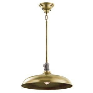 Lampa wisząca Cobson - Ardant Decor - złota, industrialna