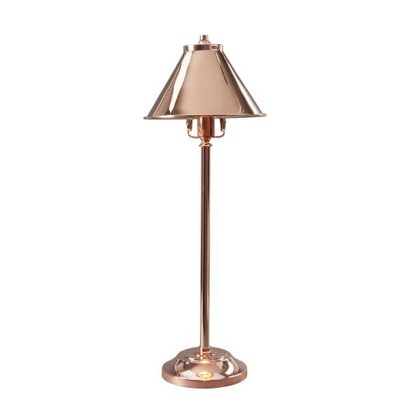 Metalowa lampa stołowa Provence - Ardant Decor - miedź