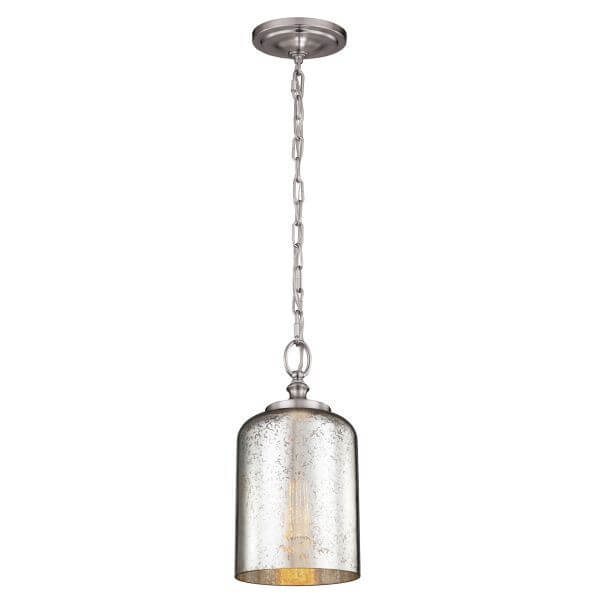 Oryginalna lampa wisząca Hounslow - Ardant Decor - srebrna, szklana