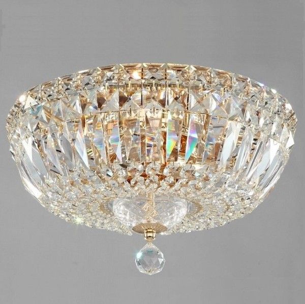 luksusowa lampa sufitowa, kryształowa