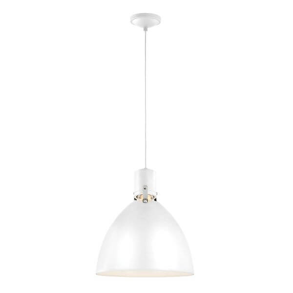 metalowa lampa wisząca w nowoczesnym, minimalistycznym stylu, oświetlenie kuchni