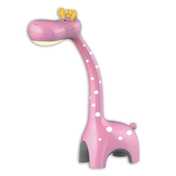dziecięca lampka nocna żyrafa różowa