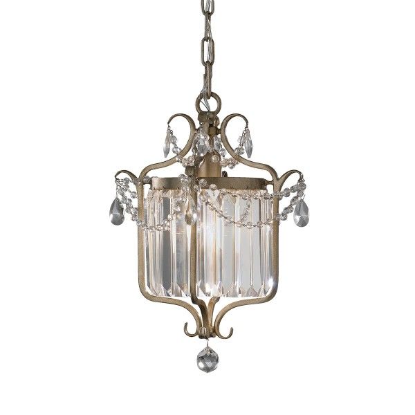 barokowa lampa wisząca z kryształkami
