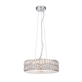 Połyskująca lampa wisząca Verina - szkło kryształowe, glamour