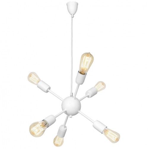 Biała lampa wisząca Ezop Eko - nowoczesny design