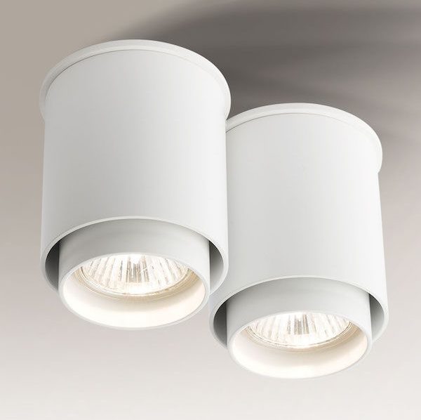 Podwójna lampa sufitowa Iga downlight - biała