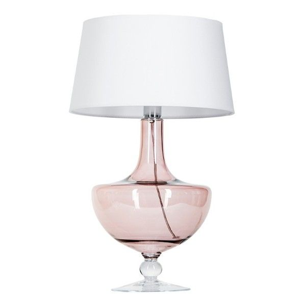 szklana lampa stołowa modern classic