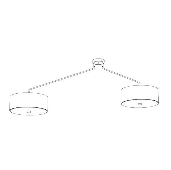 lampa sufitowa dwa regulowane ramiona