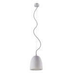 gipsowa lampa wisząca industrialna