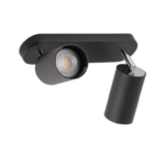 Lampa Eye Spot - 2 czarne reflektory