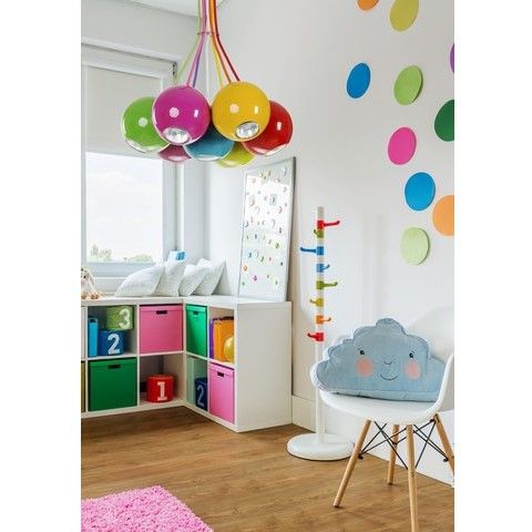 kolorowa lampa wisząca do pokoju dziecka