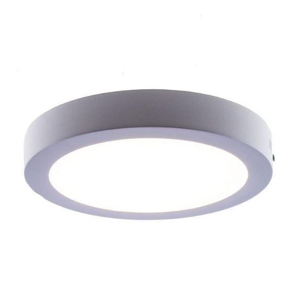 Okrągły plafon Ring - biała oprawa, LED