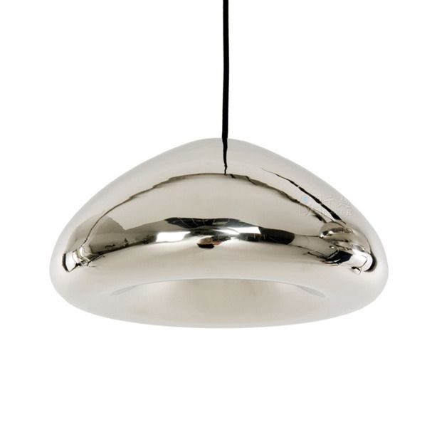 Designerska lampa wisząca Victory Glow - szklana, srebrna - 1