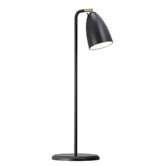 Czarna lampa biurkowa Nexus - Nordlux - DFTP - metalowa