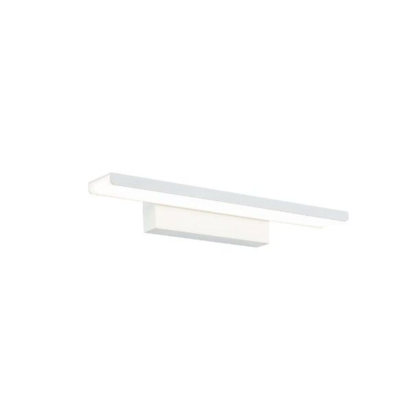 Biały kinkiet Gleam - LED, podłużny