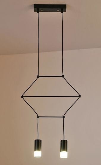 designerska geometryczna lampa wisząca