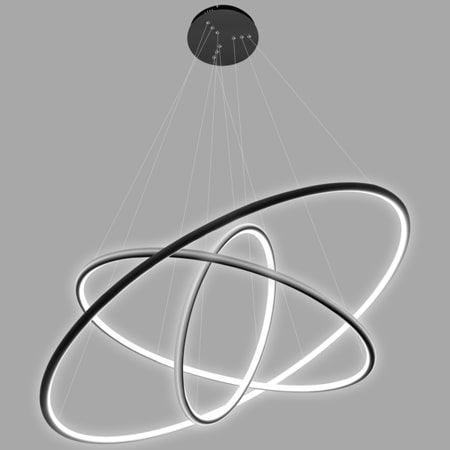 lampa wisząca orbita czarna