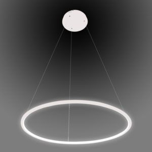Biała lampa wisząca Shape - okrąg, LED, 3000K
