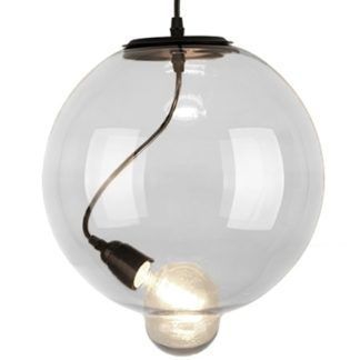 OUTLET Transparentna lampa Glass bubble - szklana kula