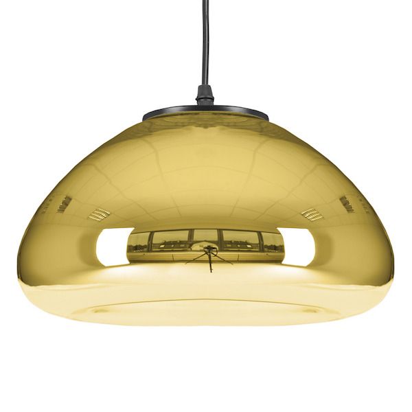 Dekoracyjna lampa ze szkła Victory Glow - złota