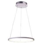 lampa wisząca led ring biała