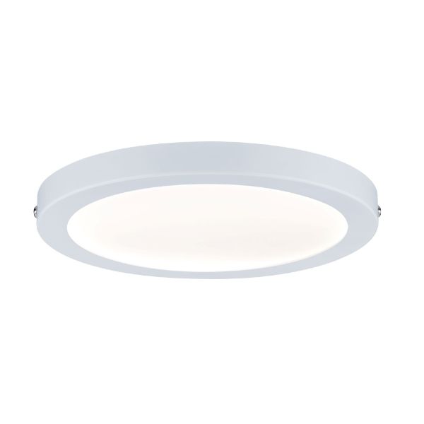 biała lampa sufitowa LED