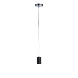 Czarna lampa wisząca Otto - marmur, nowoczesna