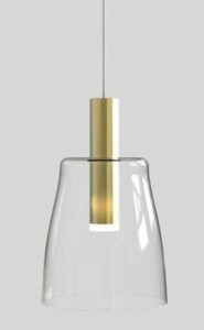 Lampa wisząca Modena LED - złota mała