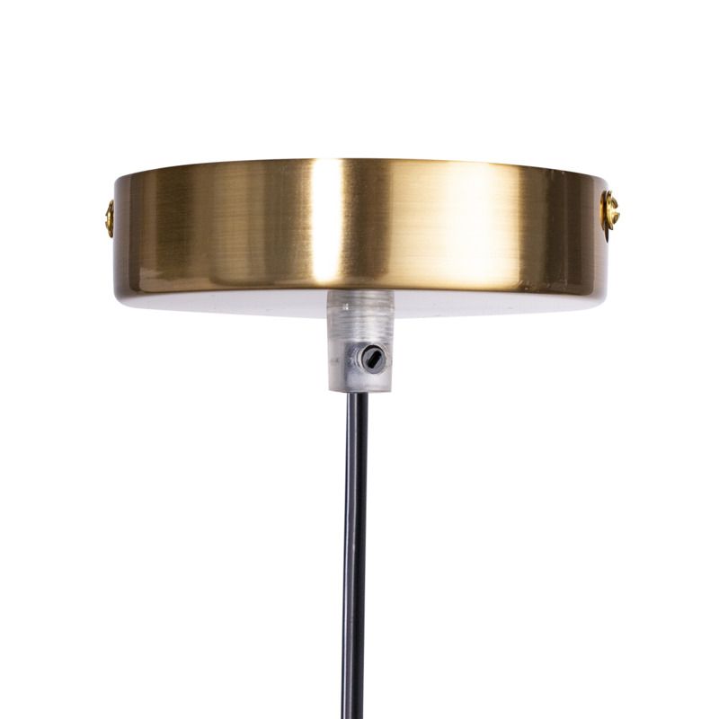 Dekoracyjna lampa wisząca Mobile - złota mosiężna - 2