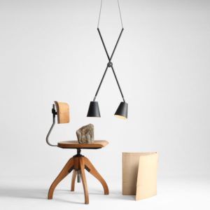 Nowoczesna lampa wisząca regulowana Arte - czarna