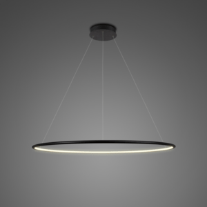 Lampa wisząca Shape - ring lampa LED, 3000K, czarna