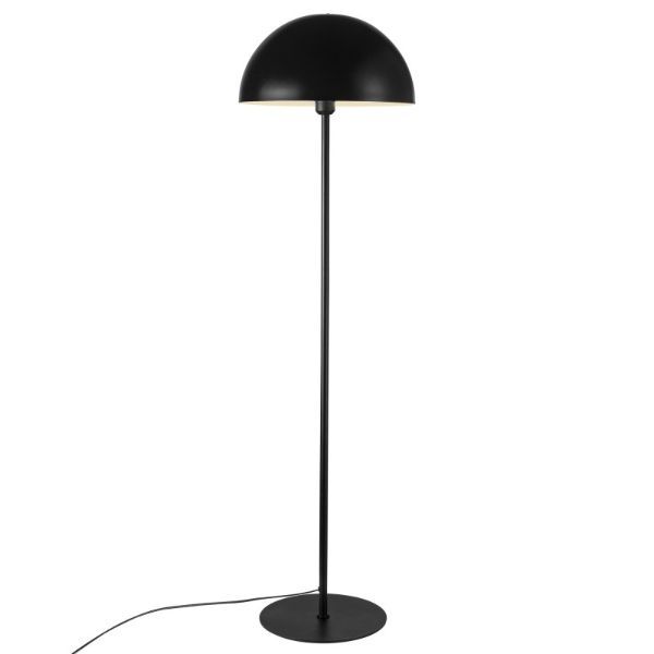 Czarna lampa podłogowa Ellen - Nordlux - metalowa