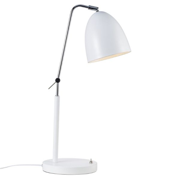 nowoczesna lampa biurkowa metalowa