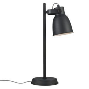 PROMO! Czarna lampa biurkowa Adrian - Nordlux - metalowa